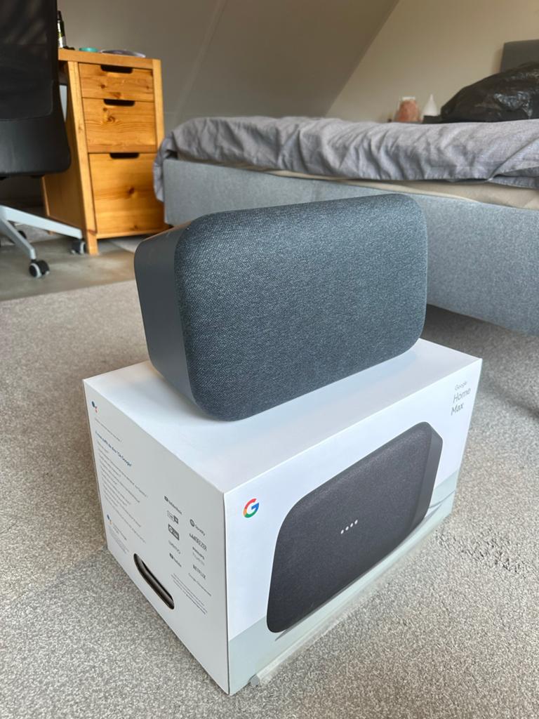 Google Home Max - Perfecte staat, Overige merken, Overige typen, Ophalen of Verzenden, Zo goed als nieuw