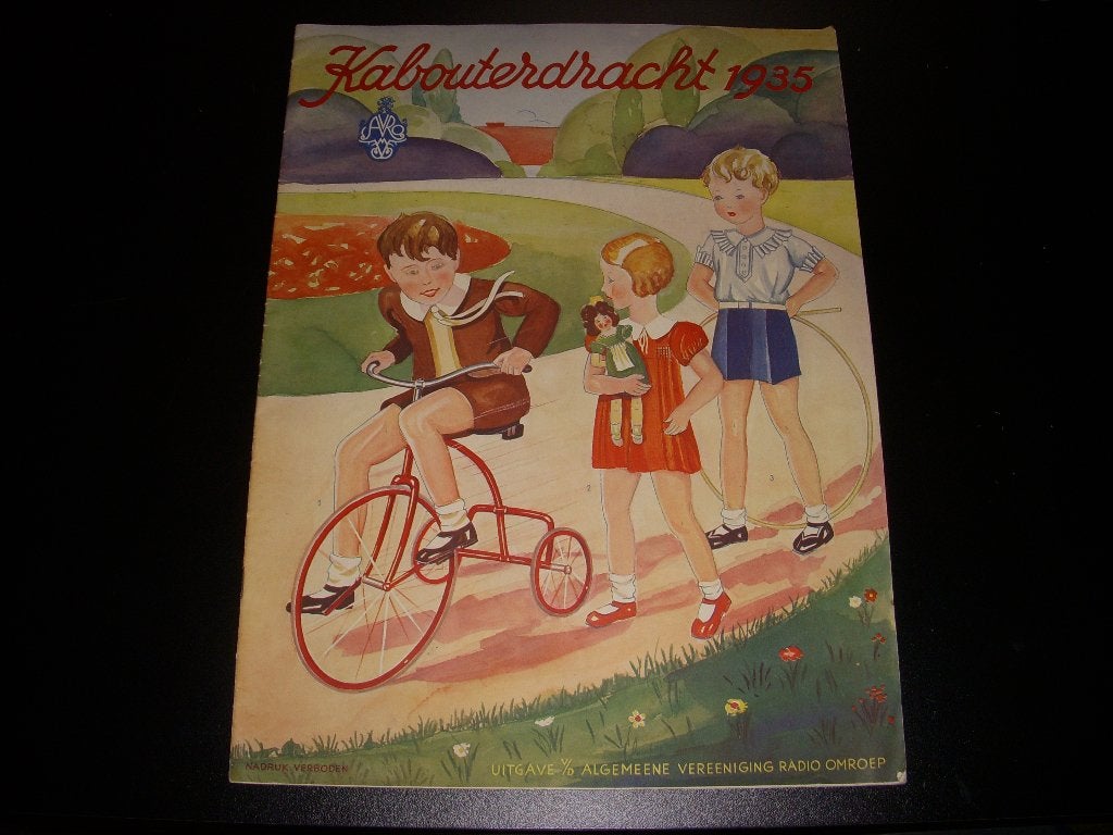 Super leuk modetijdschrift AVRO ' Kabouterdracht ' 1935, Boeken, Tijdschriften en Kranten, Ophalen of Verzenden, Gelezen, Overige typen