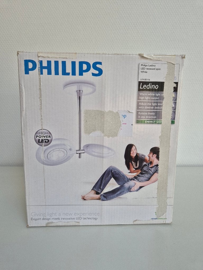 Philips Ledino LED design spot, Huis en Inrichting, Lampen | Spots, Ophalen, Inclusief bevestigingsmateriaal, Opbouwspot, Nieuw