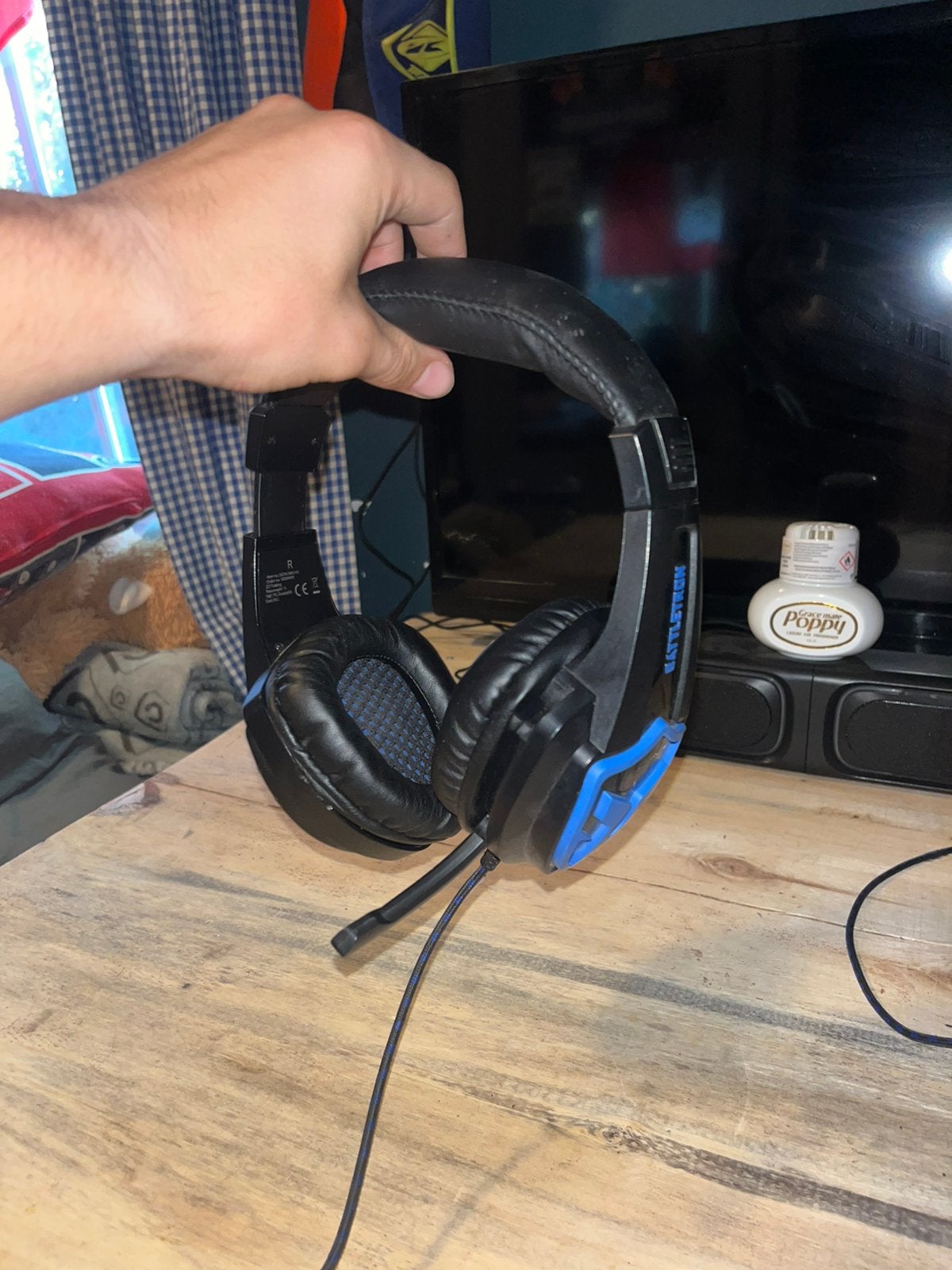 Headset, Ophalen of Verzenden, Zo goed als nieuw