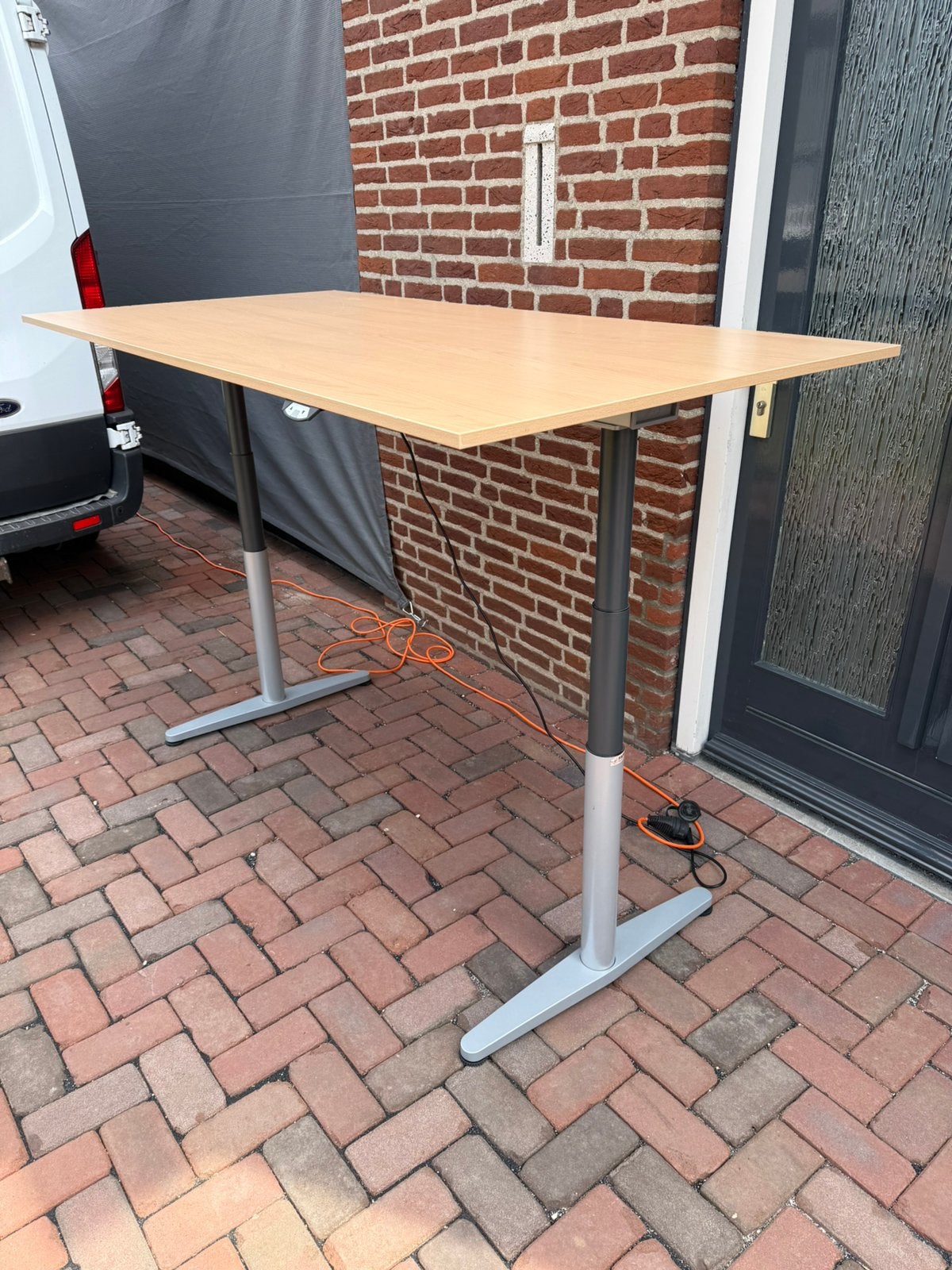 Drentea elektrisch zit/sta bureau 180cm., Ophalen, Elektrisch, Drentea, Drentea