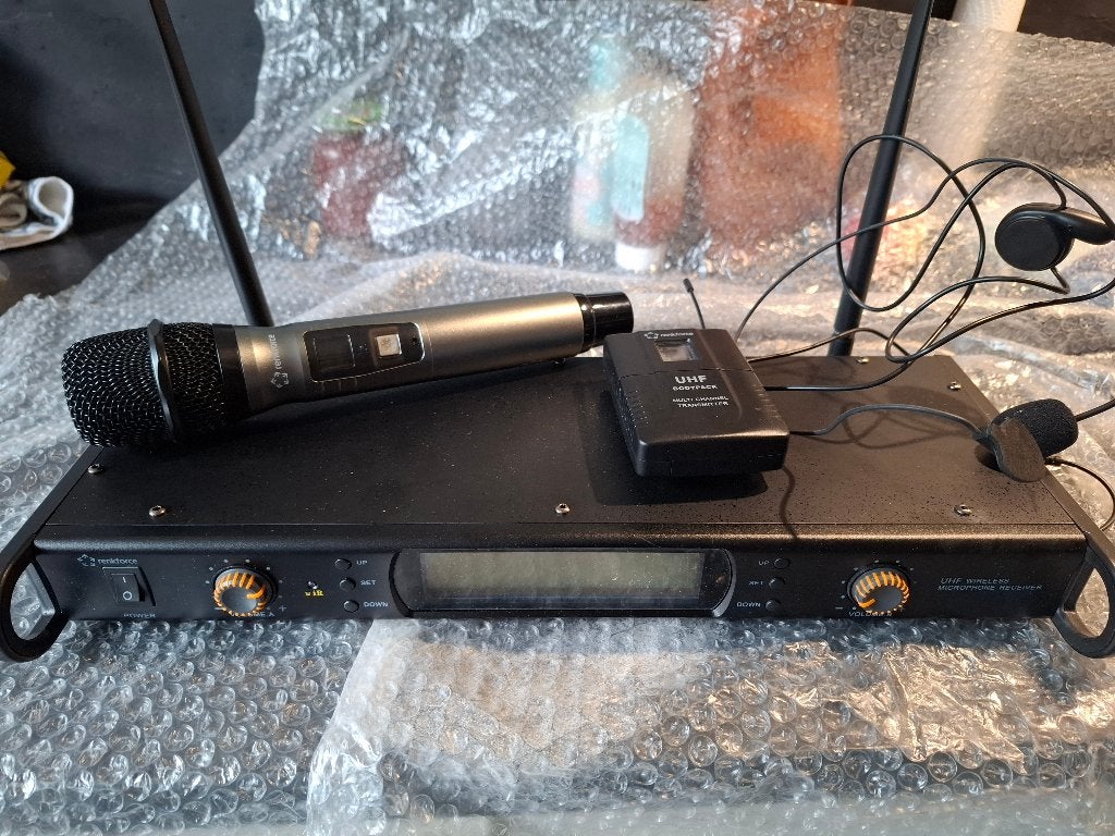 Renkforce draadloze microfoonset BM-7200 Radiomicrofoonset, Ophalen, Zo goed als nieuw, Overige merken