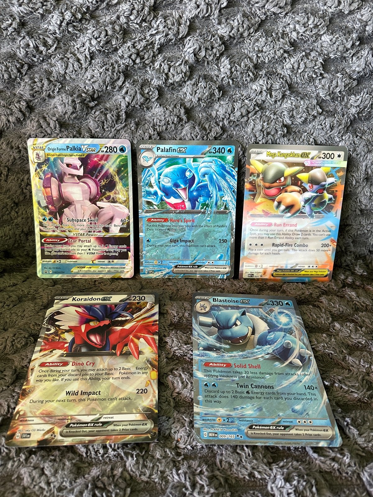 Pokémon Kaarten Collectie - 5 Jumbo, Ophalen of Verzenden, Gebruikt, Meerdere kaarten