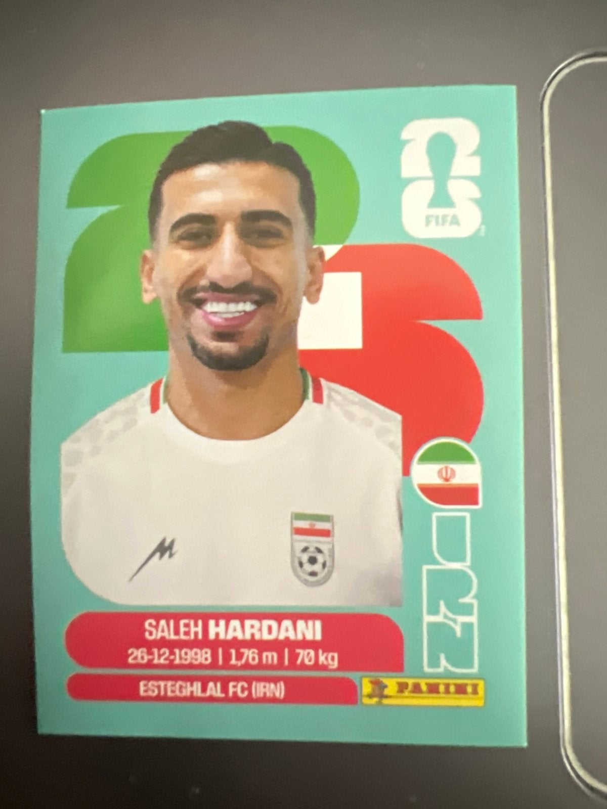 Panini wk 2026 Saleh Hardani Sticker, Verzenden, Nieuw, Buitenlandse clubs, Spelerskaart