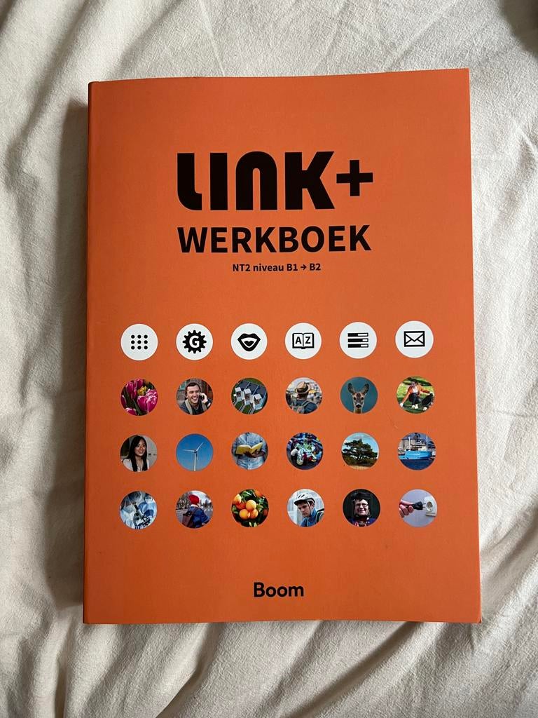 Nieuw! Link+ Werkboek NT2 niveau B1 B2 - Nederlands leren, Boeken, Studieboeken en Cursussen, Zo goed als nieuw, Overige niveaus