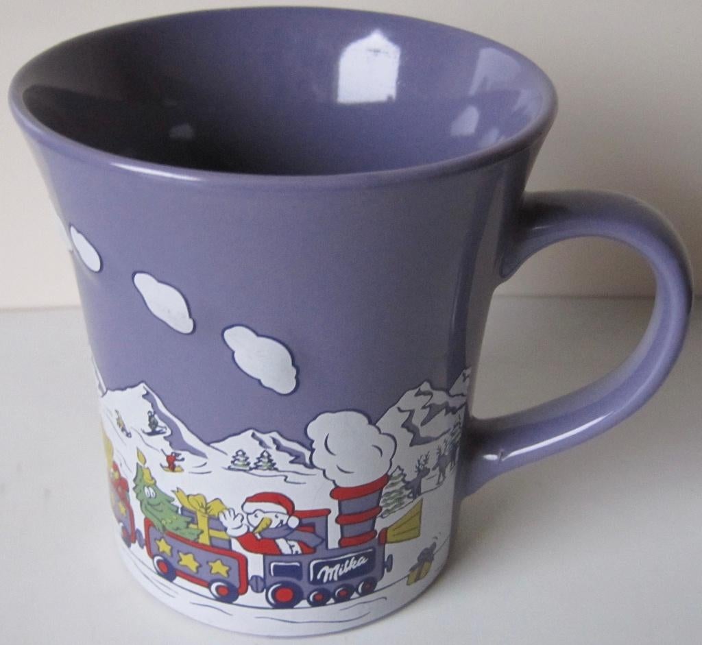 Kerst beker van Milka - editie nummer 4, Ophalen of Verzenden, Zo goed als nieuw, Overige stijlen, Kop(pen) en/of Schotel(s)