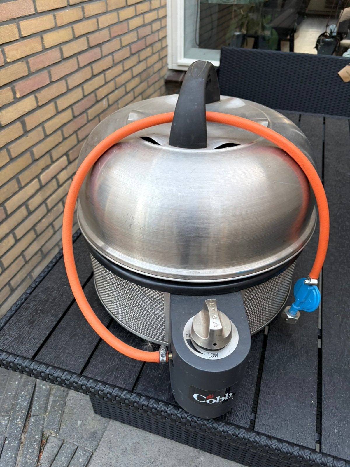 Cobb gas bbq, Tuin en Terras, Gasbarbecues, Ophalen, Zo goed als nieuw