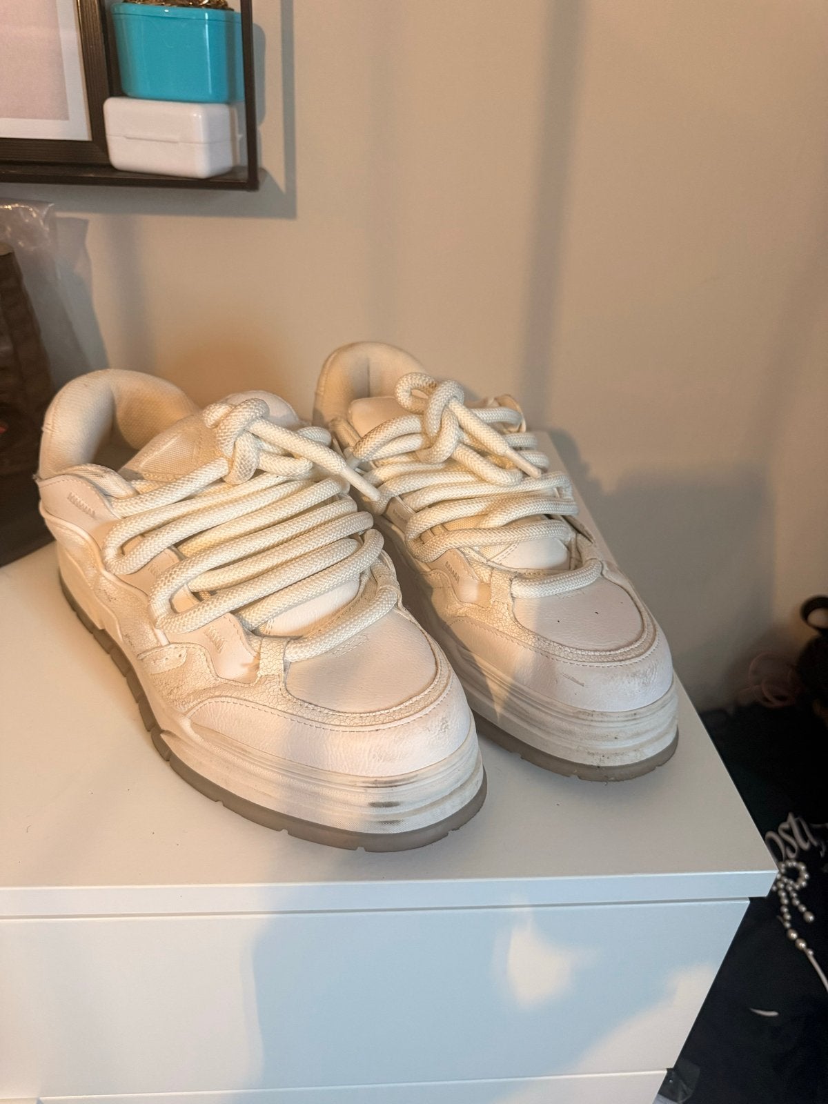Bershka skate schoen look-a-like weinig gedragen allemaal, Ophalen of Verzenden, Gedragen, Overige kleuren, Sneakers of Gympen