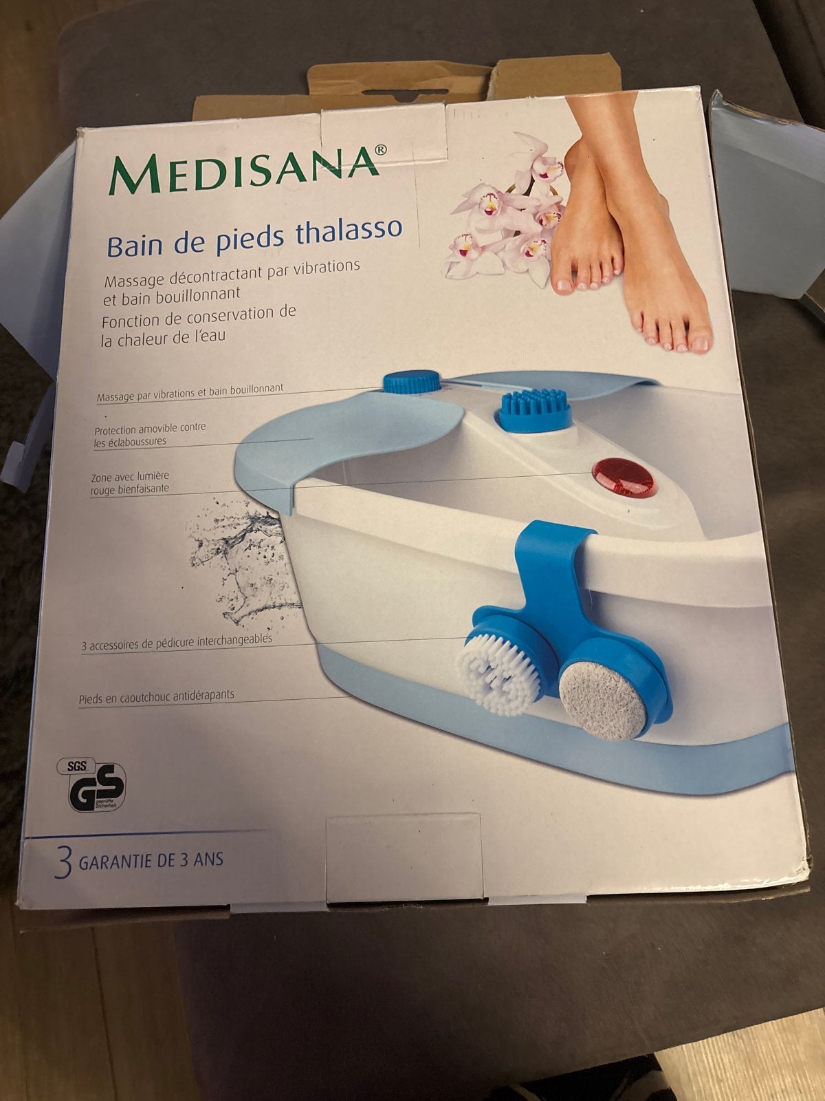 NIEUW: Medisana Voetbad met Vibratie en Bubbelmassage, Ophalen of Verzenden, Nieuw, Hand- en Voetverzorging