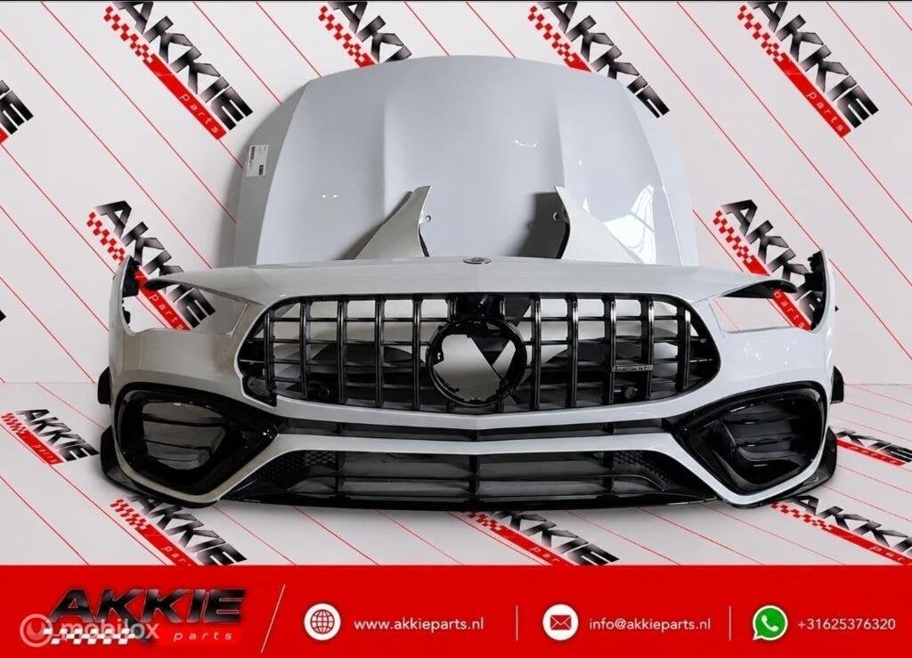 Mercedes CLA45 CLA45S AMG Voorkop wit EARODYNAMIKA, Gebruikt, Ophalen of Verzenden