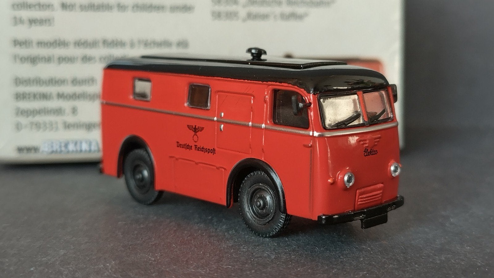 Elektrowagen Deutsche Reichspost 1:87 Brekina Pol, Auto, Verzenden, ., Nieuw