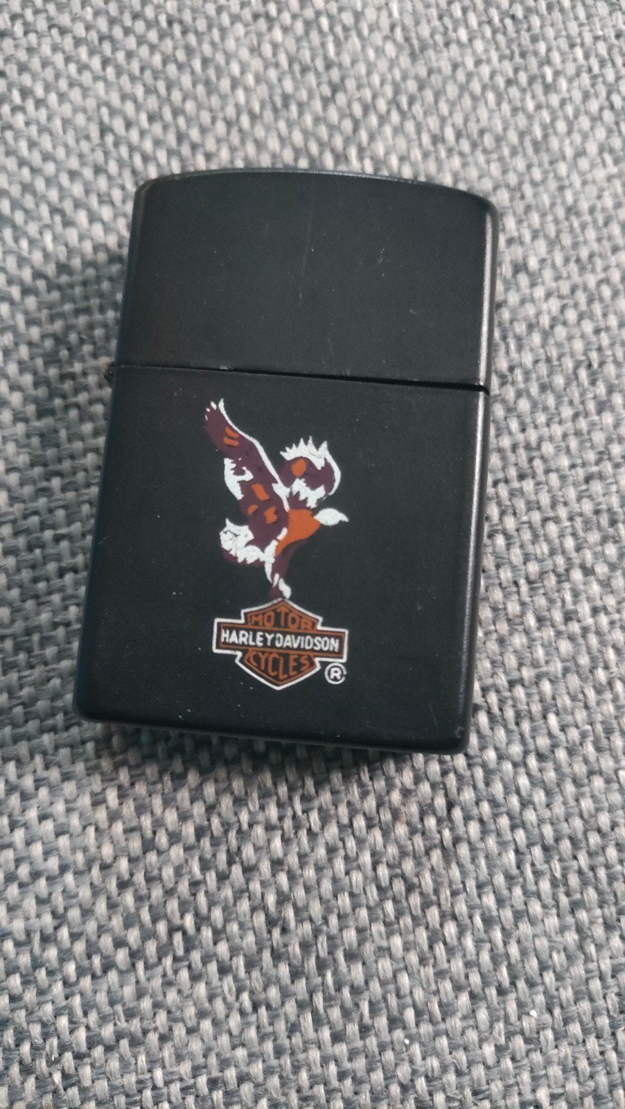 Zippo Harley Davidson, Ophalen of Verzenden, Zo goed als nieuw, Aansteker