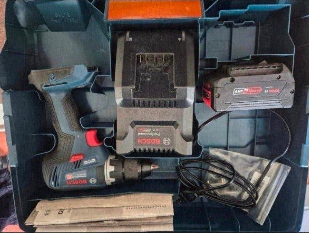 bosch proffesional 18v 55 schroefmachine Nieuw, Ophalen, Nieuw, Boor- en Schroefmachine, Variabele snelheid