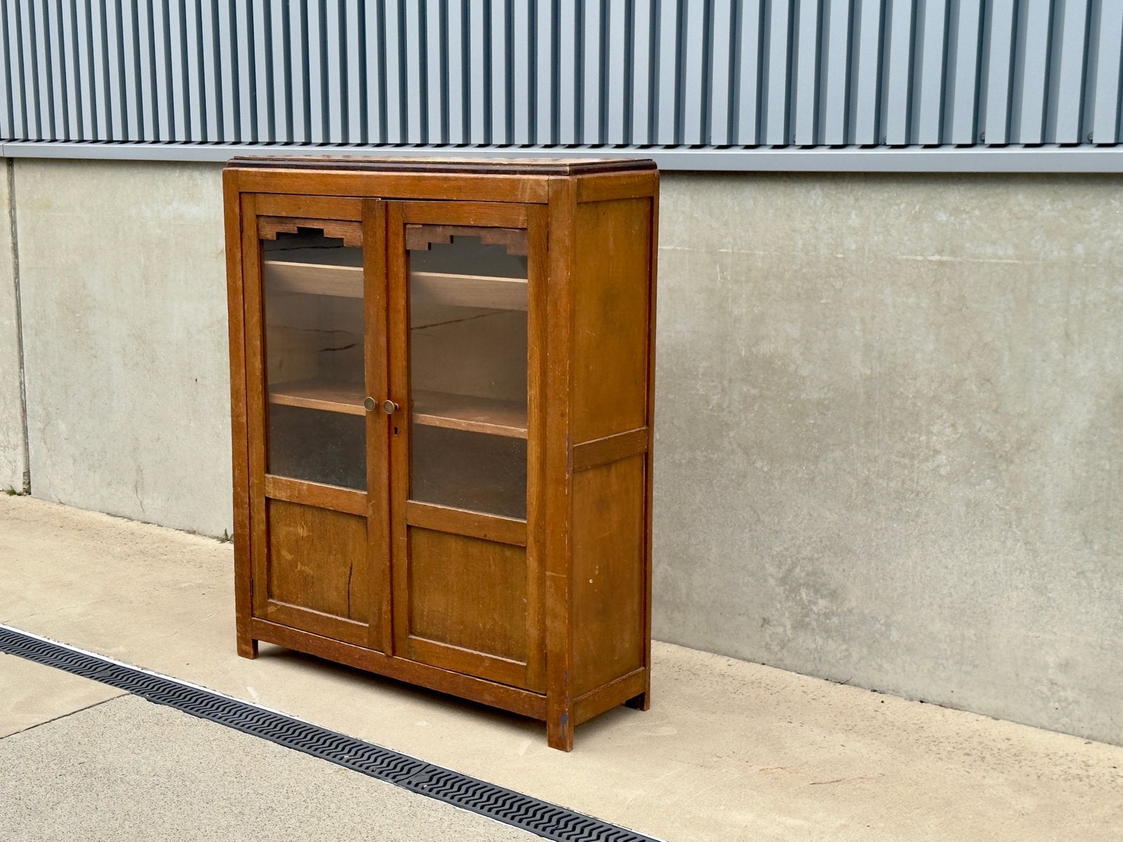 vitrine design kast Amsterdamse School Art Deco Interbellum, |, 100 tot 150 cm, Glas, |