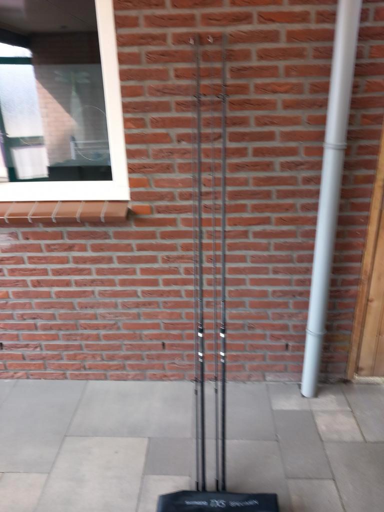 2 Zo goed als Nieuwe 12ft Shimano TX5 Karperhengels., Ophalen, Zo goed als nieuw, Werphengel