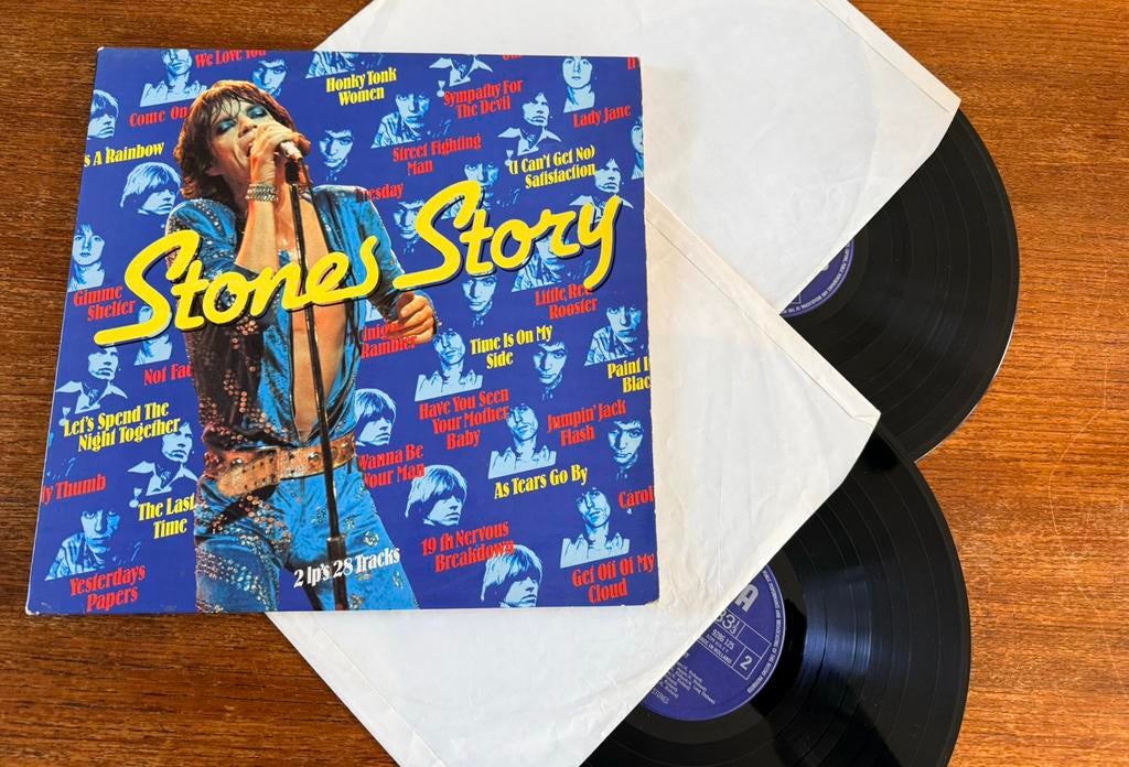 The rolling stones story 2lp vinyl, Cd's en Dvd's, Vinyl | Rock, Ophalen of Verzenden, Zo goed als nieuw, 12 inch, Poprock