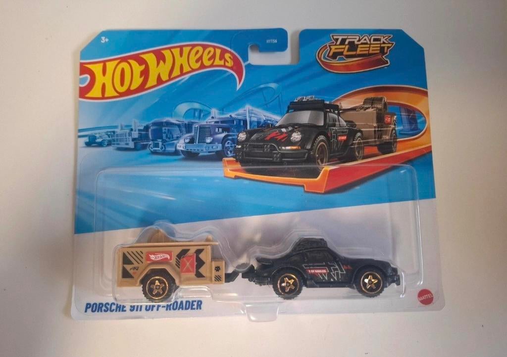 Hot Wheels Track Fleet - Porsche 911 Off-roader, Hobby en Vrije tijd, Modelauto's | Overige schalen, Ophalen of Verzenden, Nieuw