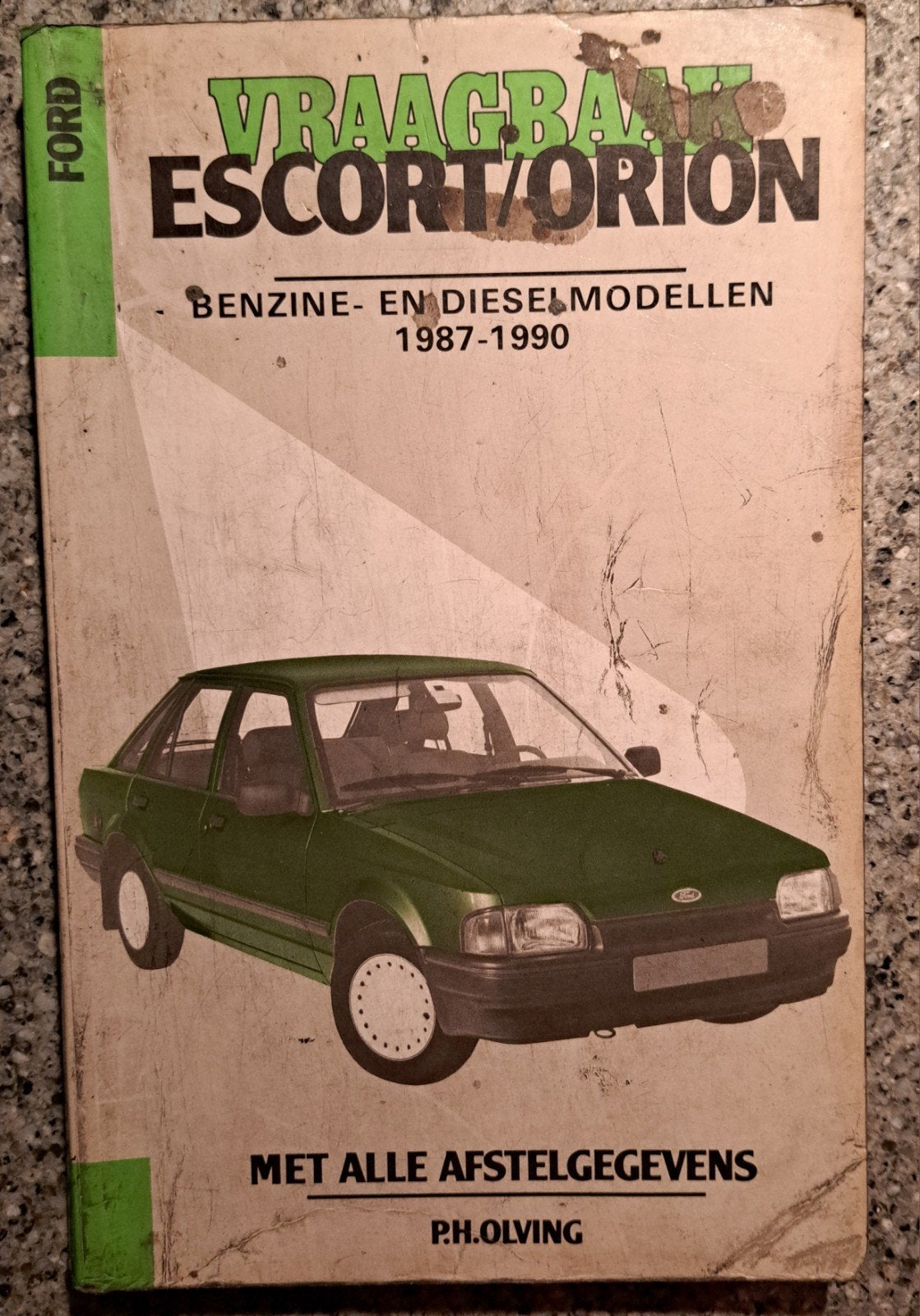 Oud boek Vraagbaak Ford Escort Orion Diesel 1987 1990, Ophalen of Verzenden