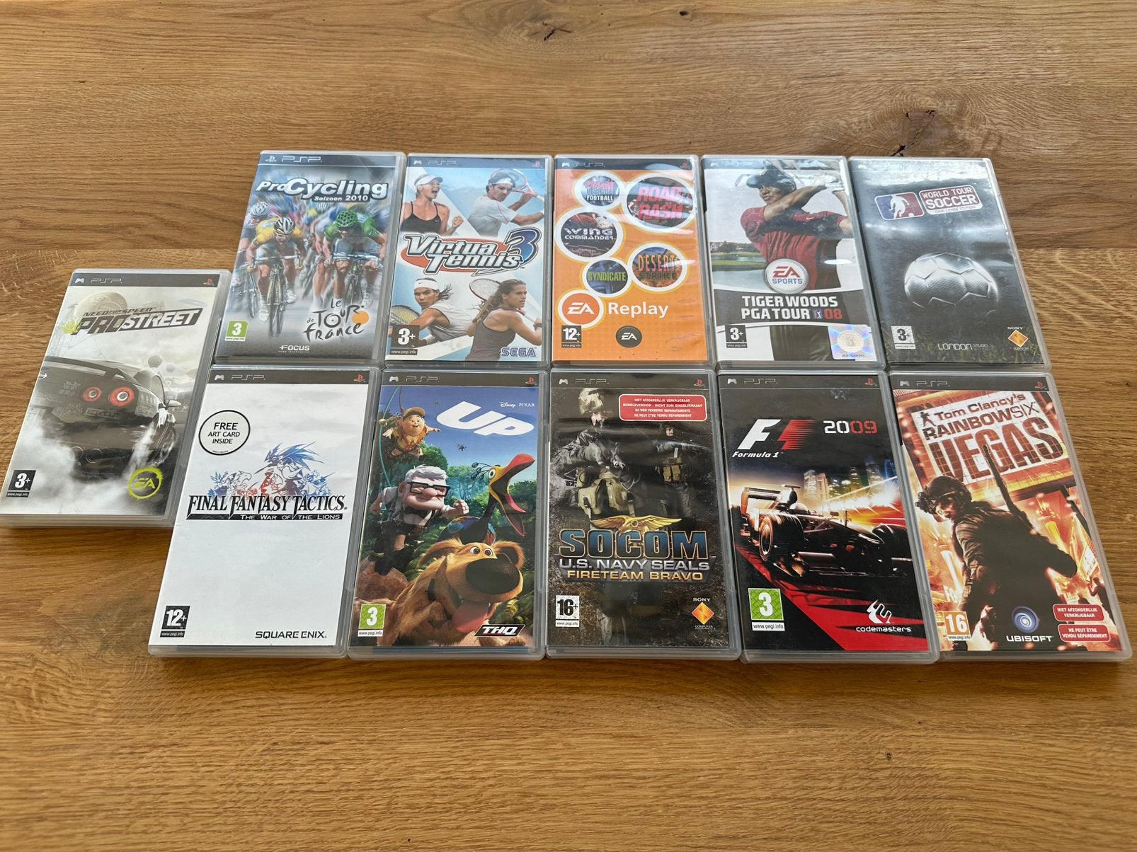 11 Playstation Portable Games PSP Als nieuw, getest compleet, Spelcomputers en Games, Games | Sony PlayStation Portable, Overige genres