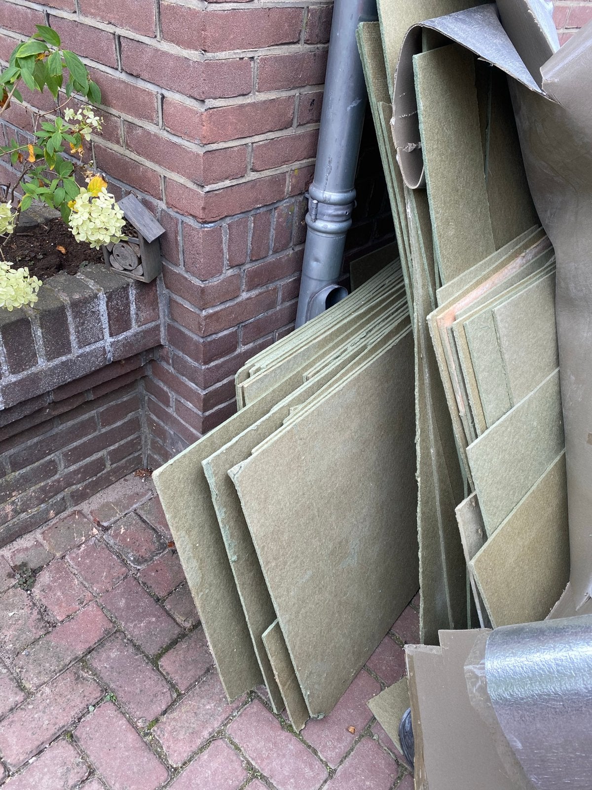 Laminaat ondervloer - Gebruikt, diverse afmetingen, Ophalen, Overige materialen, 30 cm of meer, Gebruikt
