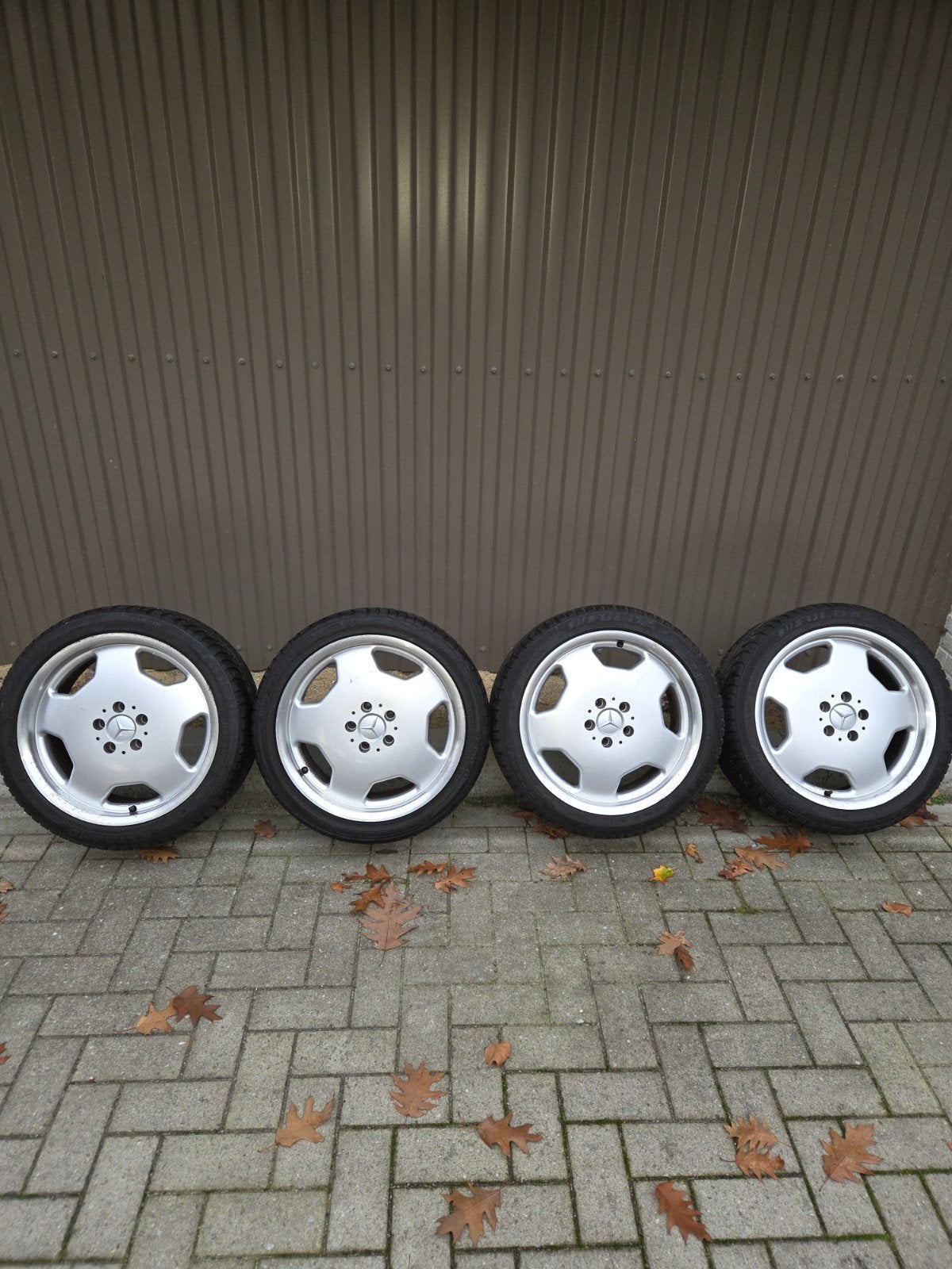 Mercedes 18 inch AMG Monoblock Velgen 8J  ET20 W126 R129, Ophalen, 18 inch, Gebruikt, Banden en Velgen