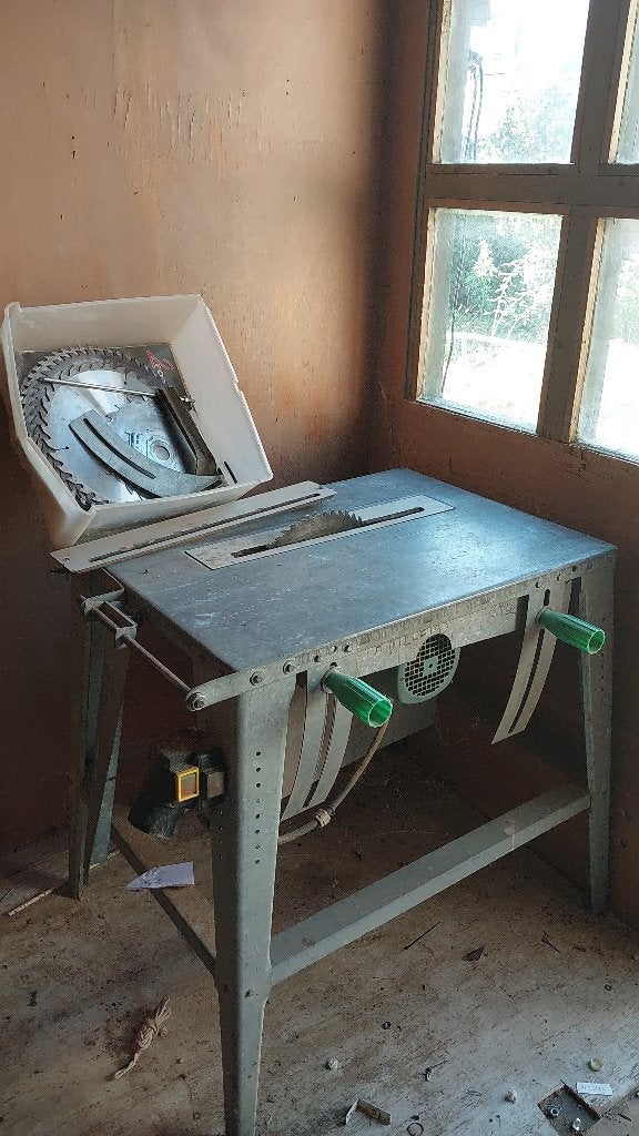 metalen tafelzaag / zaagtafel, Ophalen, Gebruikt, Cirkelzaag, 70 mm of meer