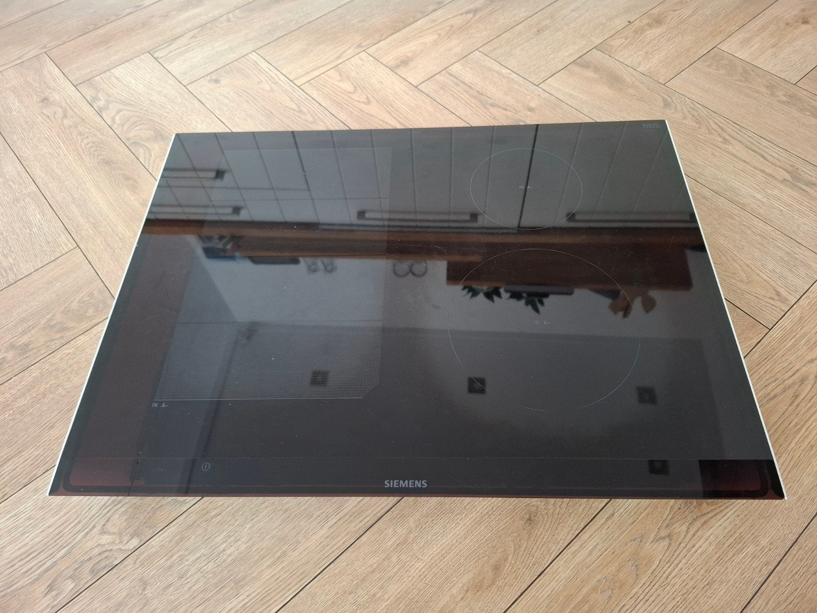Siemens Inductiekookplaat - Defect (barst in glas), Witgoed en Apparatuur, Kookplaten, Ophalen, 4 kookzones, Inbouw, Inductie