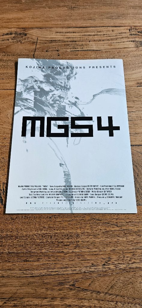 Metal Gear Solid 4 E3 promo booklet, Avontuur en Actie, Vanaf 18 jaar, 1 speler, Ophalen of Verzenden