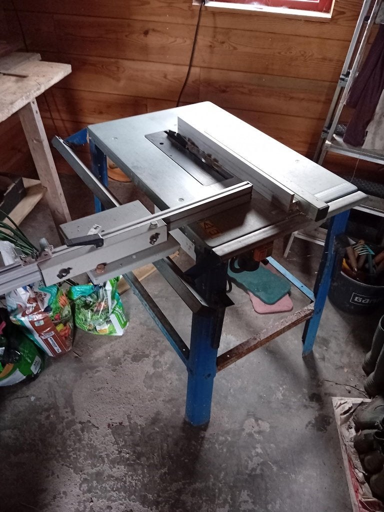zaagtafel ( Scheppach ), Doe-het-zelf en Verbouw, Gereedschap | Zaagmachines, Ophalen, Gebruikt, Cirkelzaag, 1200 watt of meer