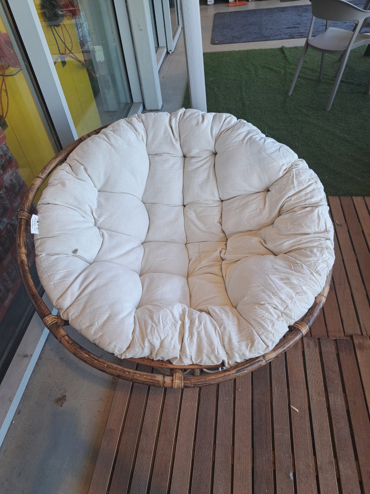 Papasan stoel wit, Ophalen, Zo goed als nieuw