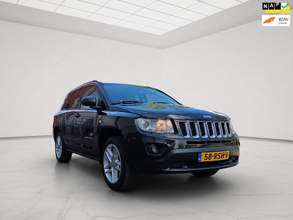 Jeep Compass 2.0 70th Anniversary |Vol Leder |, 450 kg, Zwart, Zwart, Handgeschakeld