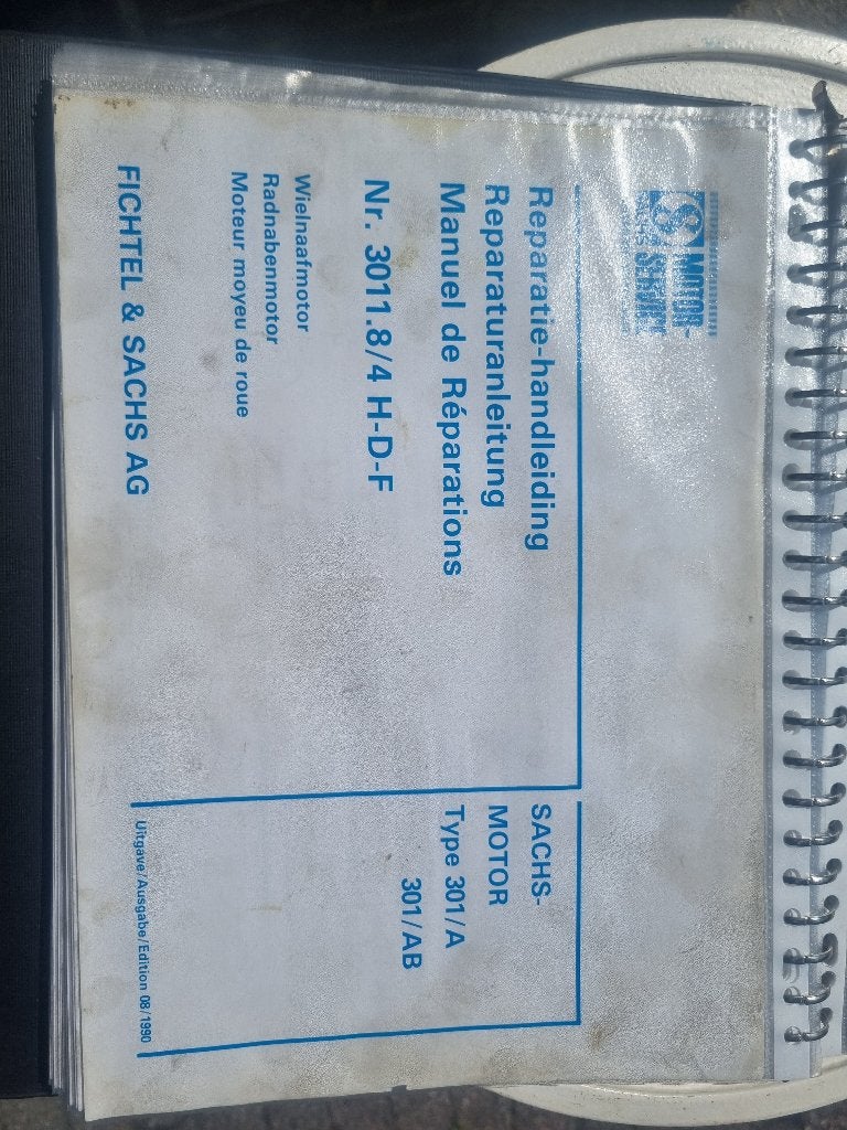 Spartamet werkplaats handboek en onderdelenboek, Ophalen of Verzenden, Gebruikt
