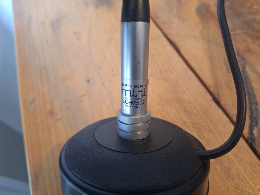 Dual-band VHF/UHF mobiele antenne, Ophalen, Gebruikt, Antenne