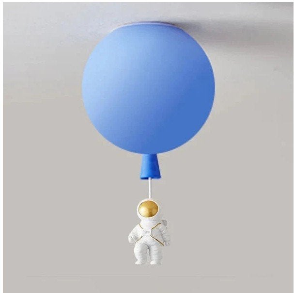 Astronaut lamp blauw, Ophalen, Nieuw, Kunststof, Modern