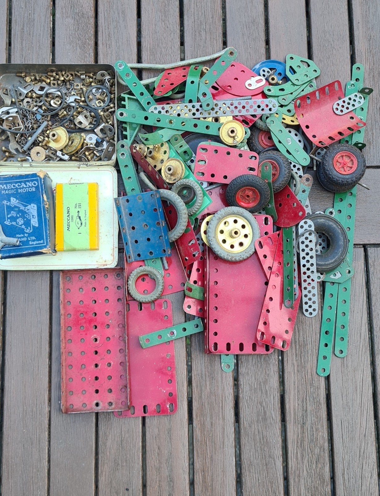 Meccano incl motortje (werkend), Ophalen of Verzenden