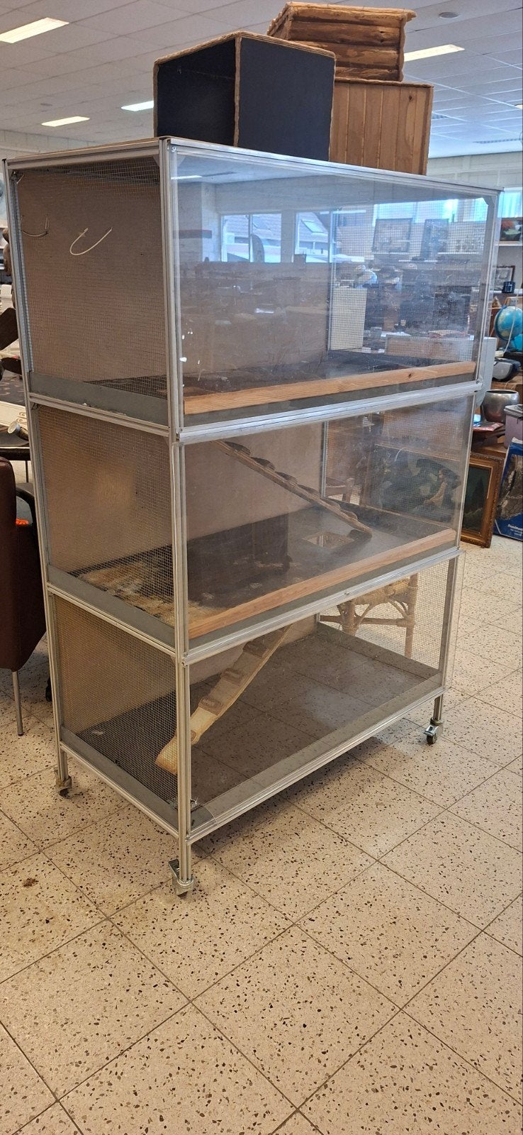 Dierenhok, Ophalen, Minder dan 75 cm, Kooi, Minder dan 60 cm