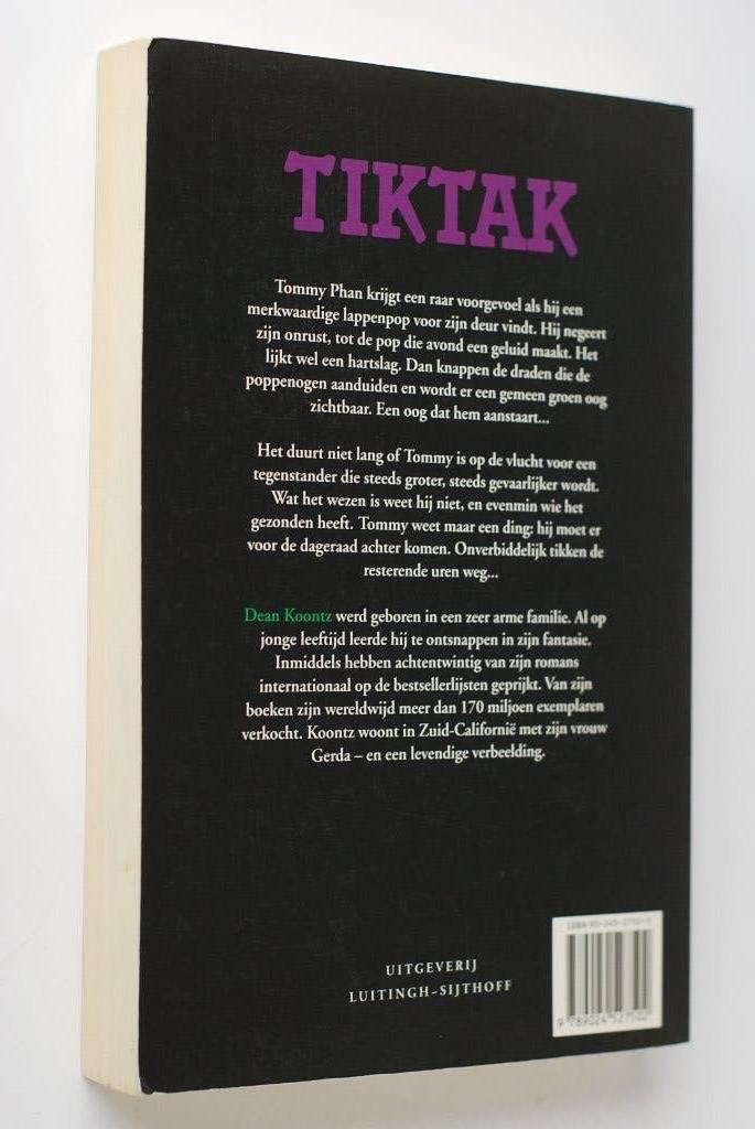 Tiktak - Dean Koontz (1997) Horror Thriller, Verzenden, Zo goed als nieuw, Dean Koontz