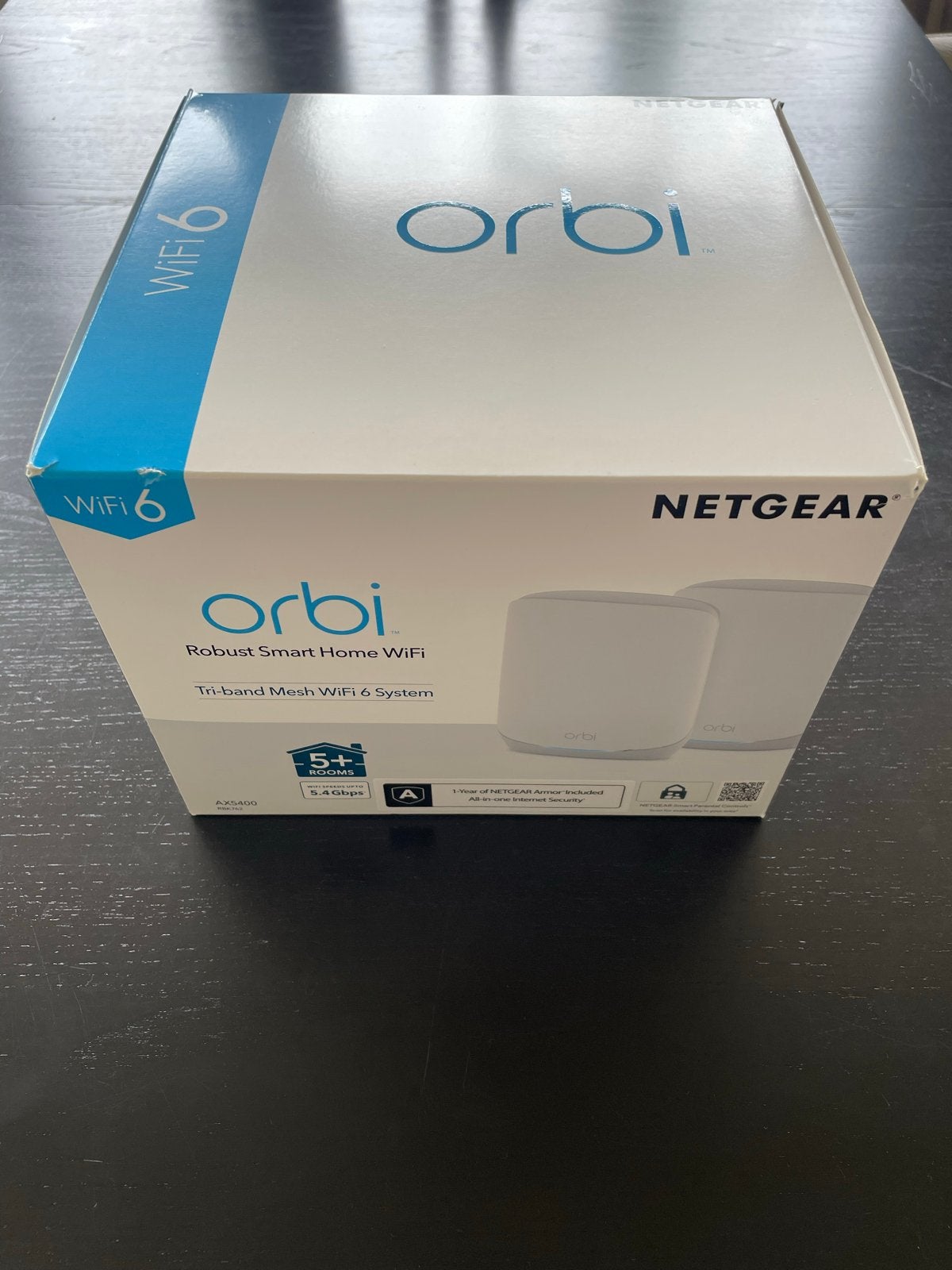 Netgear Orbi WiFi 6 Tri-band Mesh Systeem (AX5400), Ophalen of Verzenden, Zo goed als nieuw, Router