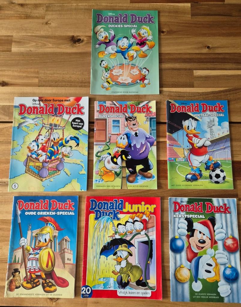 Donald Duck Special Collectie - 7 Stripboeken, Boeken, Meerdere stripboeken, Ophalen of Verzenden, Gelezen