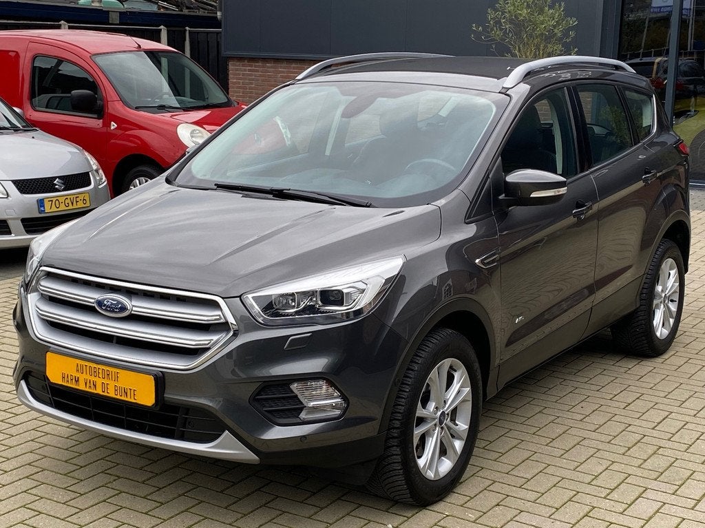 Ford Kuga 1.5 EcoBoost 182 PK AWD Titanium NIEUWSTAAT LED XE, Automaat, Zwart, 4 cilinders, Bedrijf