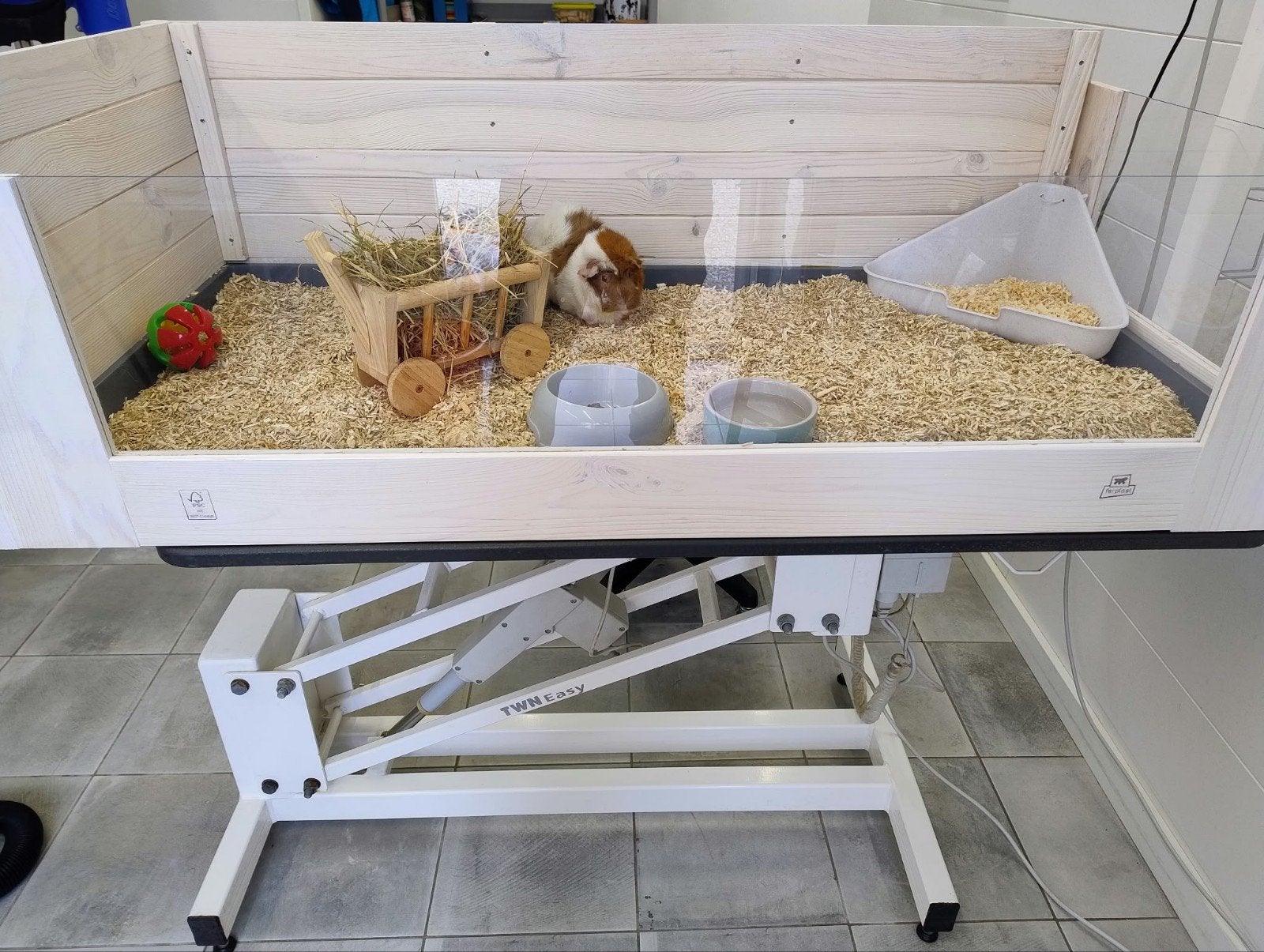 Ferplast Guinny 120 caviaverblijf voor binnen / caviahok, Ophalen, Kooi, 110 cm of meer, 90 cm of meer