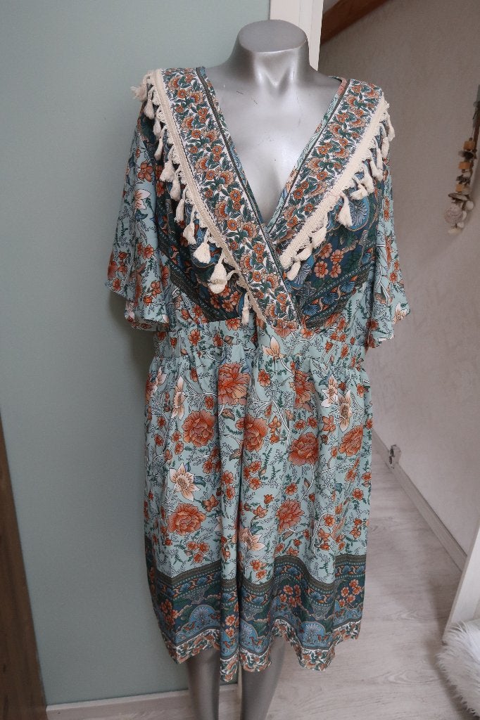 geweldig ibiza look tuniek 2xl, Meerkleurig, Blouse of Tuniek, Ophalen of Verzenden, Zo goed als nieuw