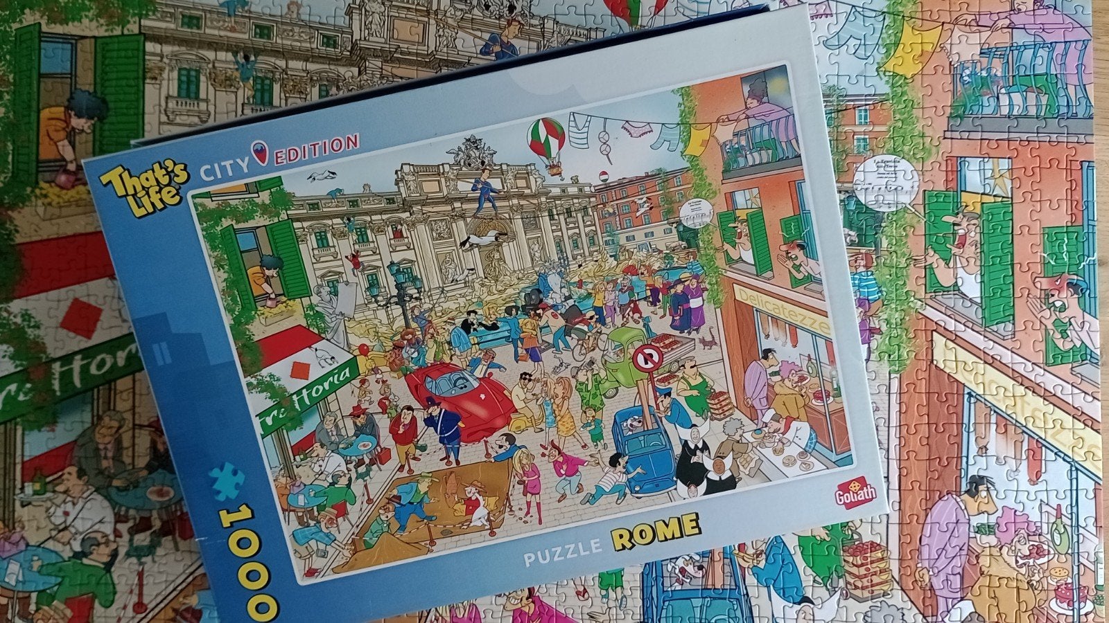 Goliath That's Life City Editie - Rome - 1000 stukjes, Ophalen, 500 t/m 1500 stukjes, Zo goed als nieuw, Legpuzzel