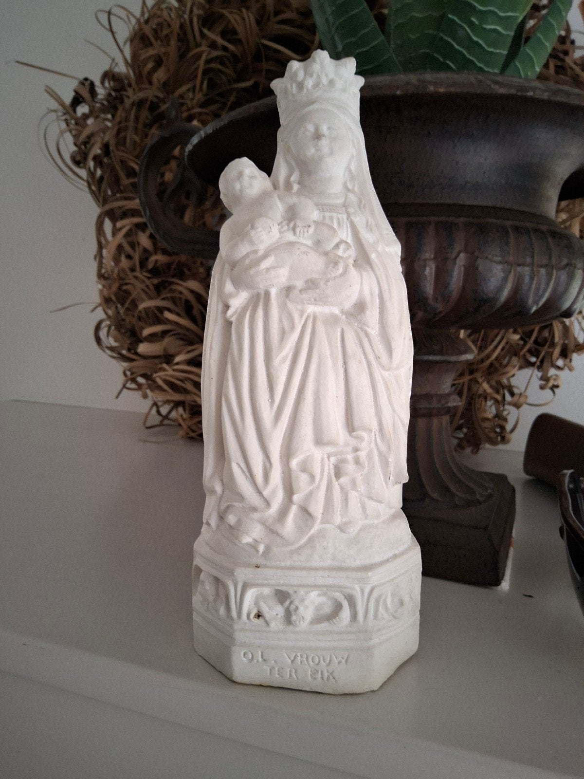 Beeldje O.L. Vrouw ter Eik - 22 cm hoog, Ophalen of Verzenden