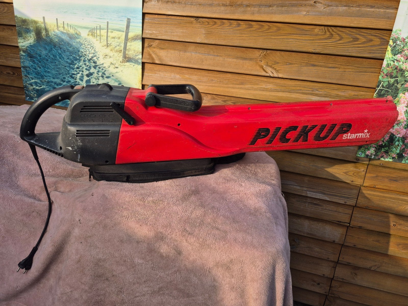Starmix Pickup Bladblazer/Bladzuiger, Ophalen, Gebruikt, Met opvangzak, Handgedragen