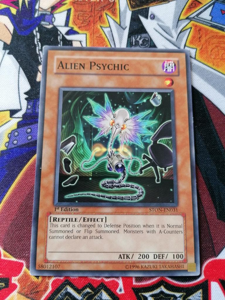 Alien Psychic - STON - Yu-Gi-Oh, Hobby en Vrije tijd, Verzamelkaartspellen | Yu-gi-Oh!, Ophalen of Verzenden, Zo goed als nieuw