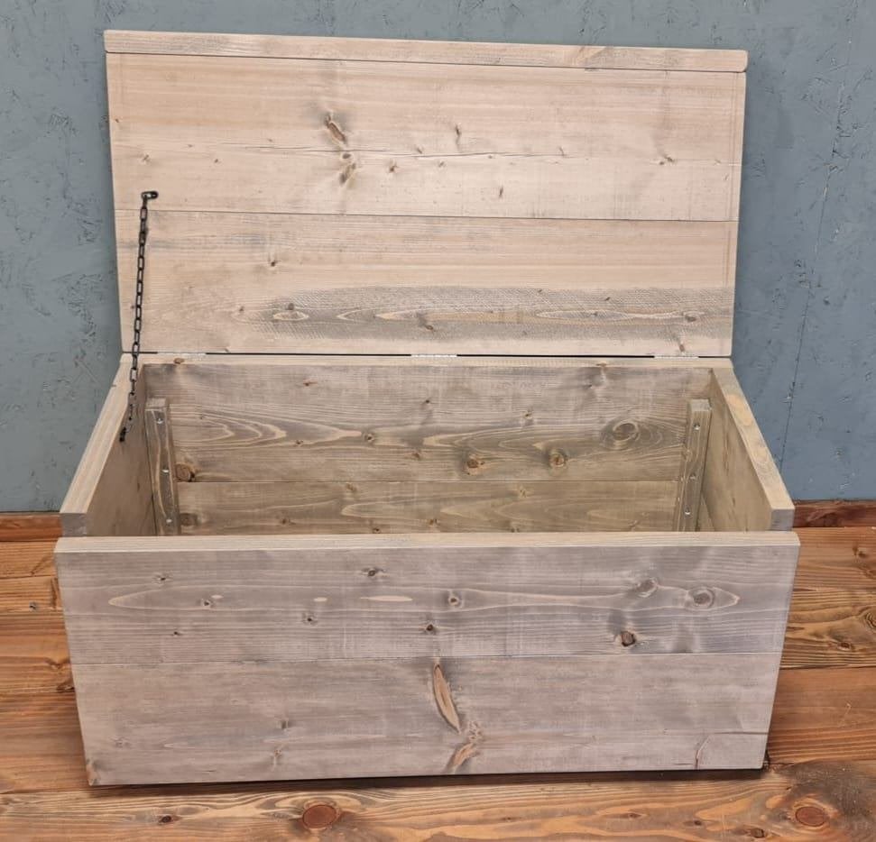 speelgoed kist, steigerhout, Minder dan 50 cm, 50 tot 100 cm, Ophalen of Verzenden, Zo goed als nieuw