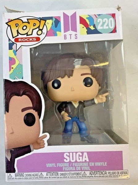 Funko POP Rocks BTS Suga #220 Vinyl K-Pop Idol Figuur OVP, Coolsingel 104, 3011 AG Rotterdam, Netherlands, Verzenden, Zo goed als nieuw
