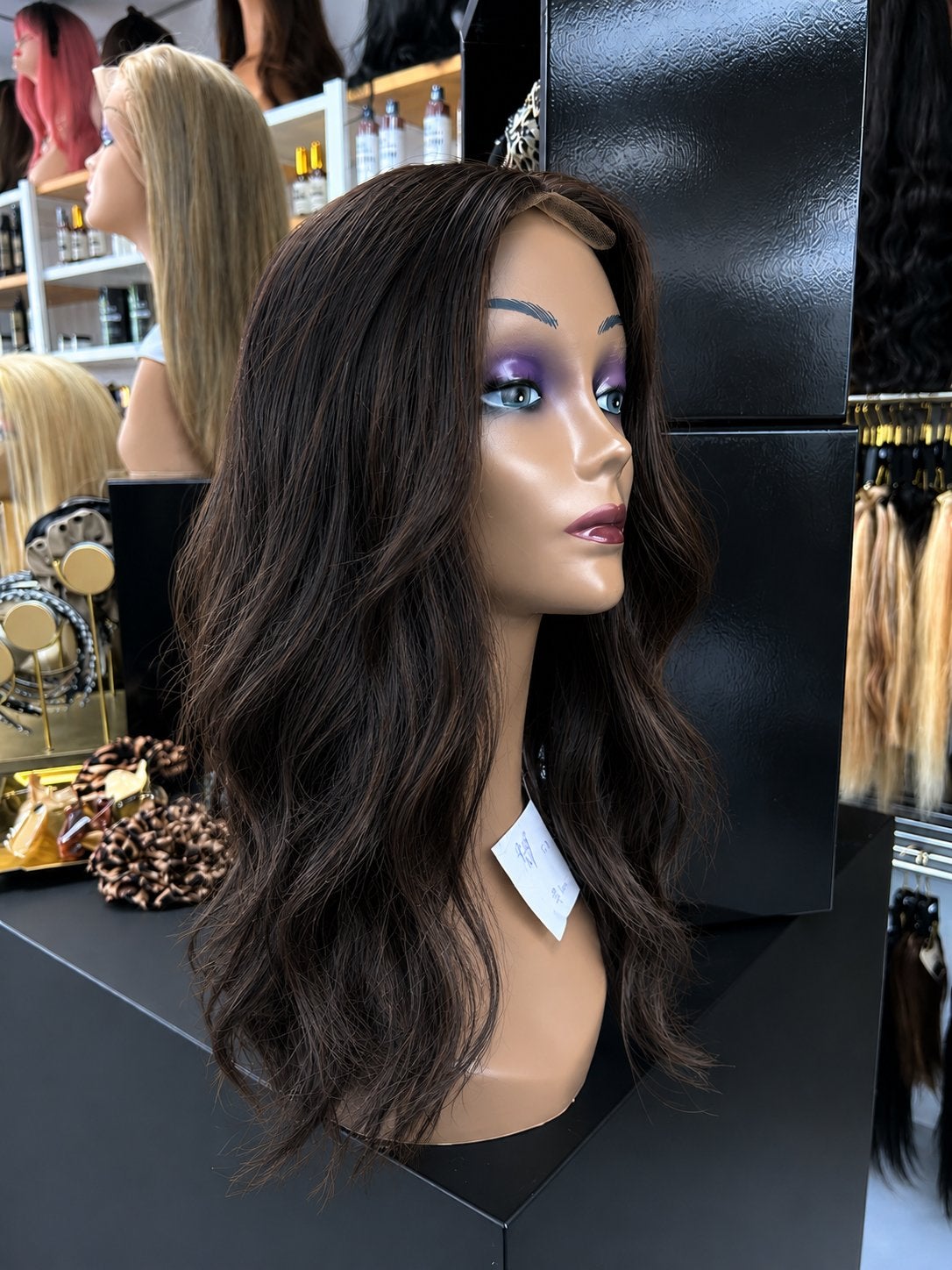 Pruik Echthaar Lace Wig haarverlenging met 50%korting Nieuw, Ophalen of Verzenden, Nieuw, Pruik of Haarverlenging