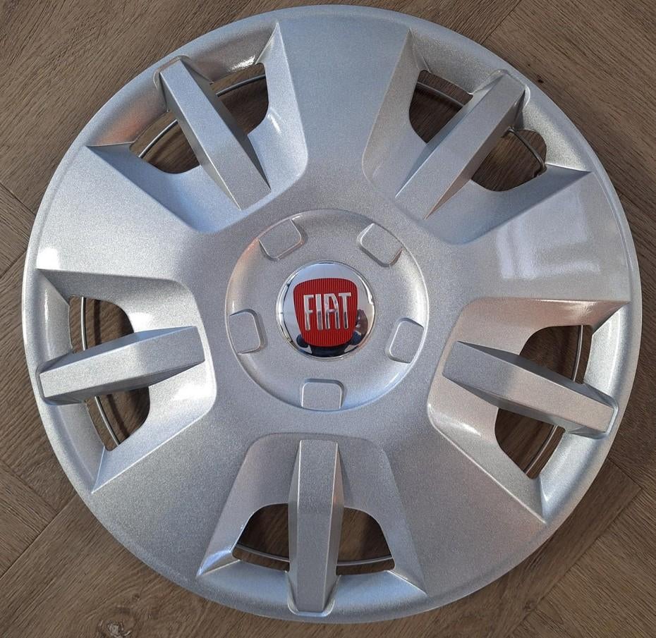 Set wieldoppen Fiat Ducato Rood 15 Inch 4 stuks Actie, Ophalen of Verzenden, Nieuw